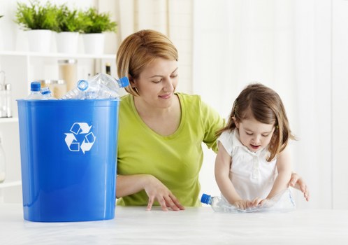 Recycling process for commercial waste